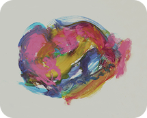 Abstract paint splash