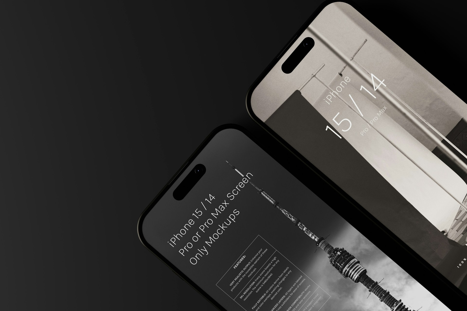 Phone mockups for Health Sync mobile app design