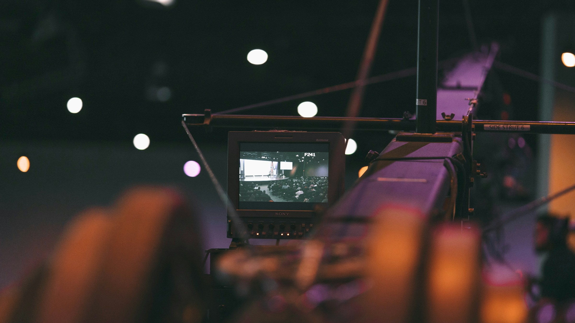 Production camera setup for GloKart website campaign